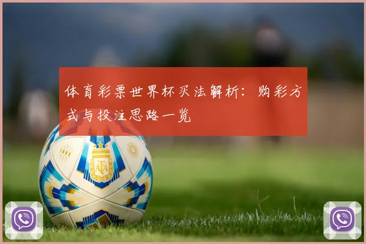 体育彩票世界杯买法解析：购彩方式与投注思路一览